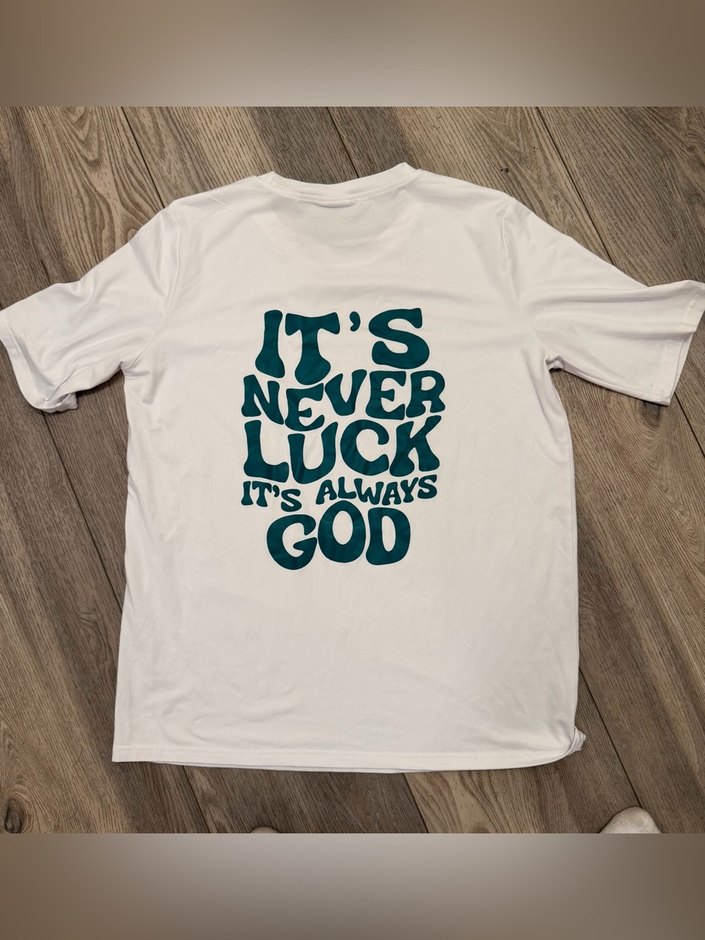 White Graphic Christian Tee